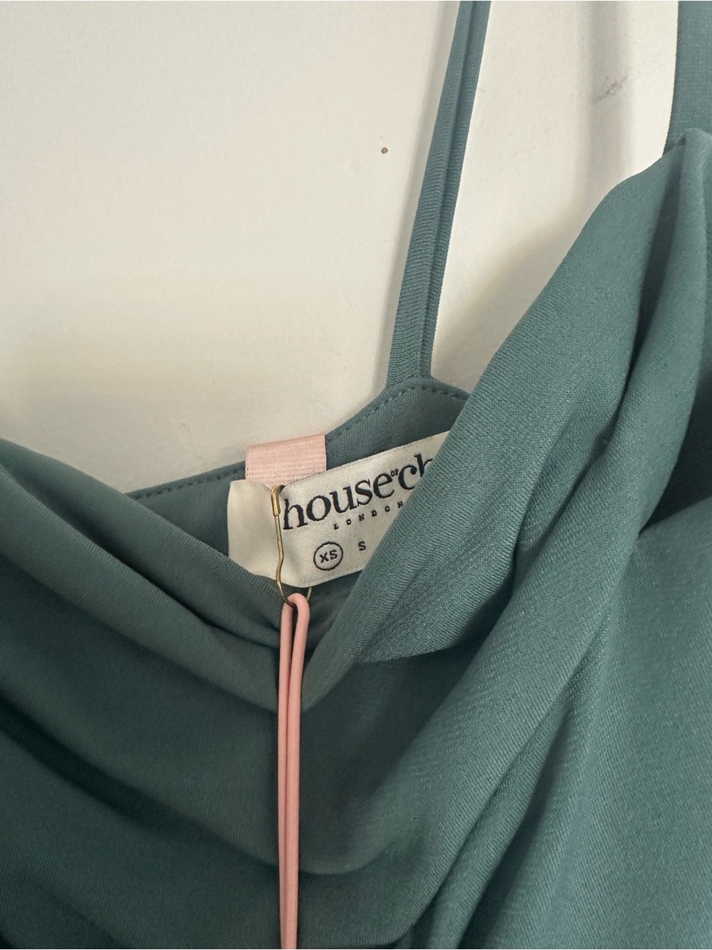 House of CB Pine Green Spaghetti-Strap Maxi Dress - Picture 4 of 7